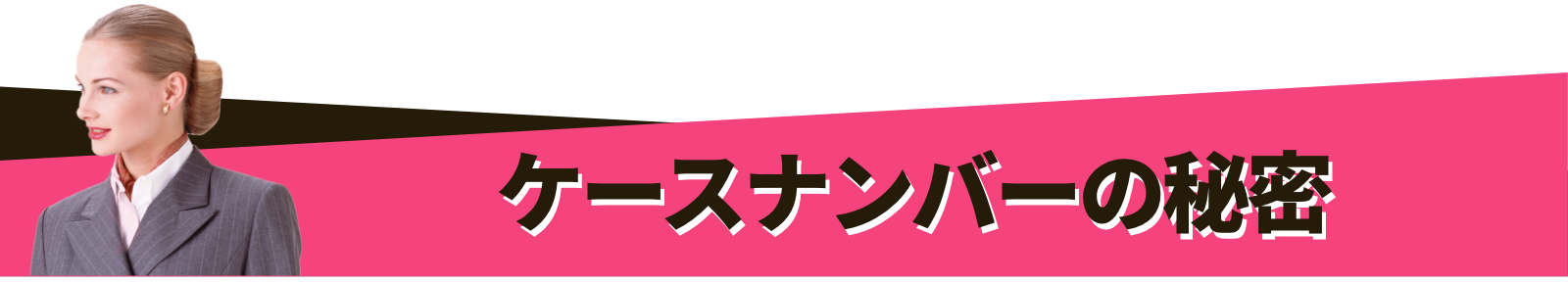 ケースナンバーの秘密